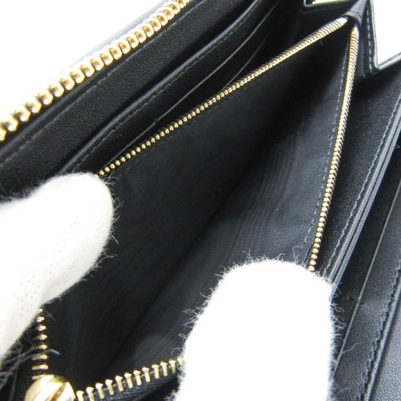 CHRISTIAN DIOR Lambskin Long Wallet Black - Picture 5 of 13